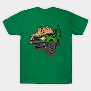 Ford Bronco Design - Green Bronco T-Shirt
